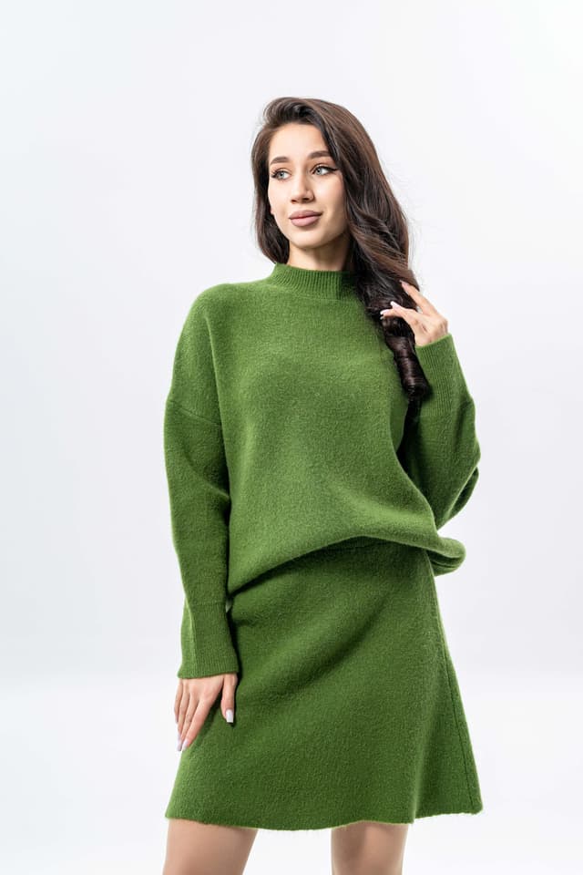 Костюм с юбкой кашемир